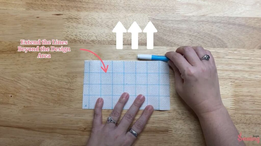 Extend the Lines Beyond the Design Area