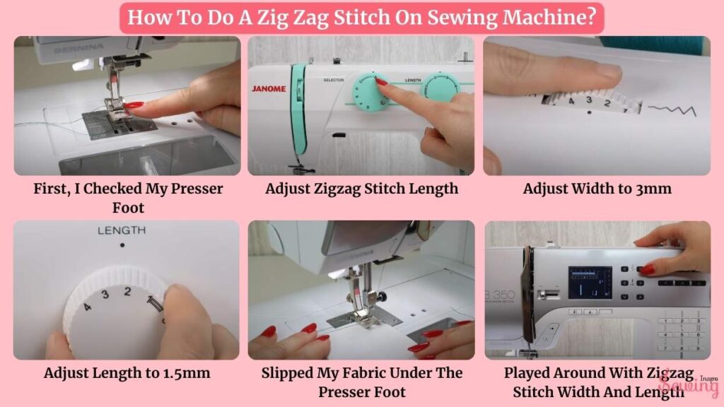 How To Do A Zig Zag Stitch On Sewing Machine