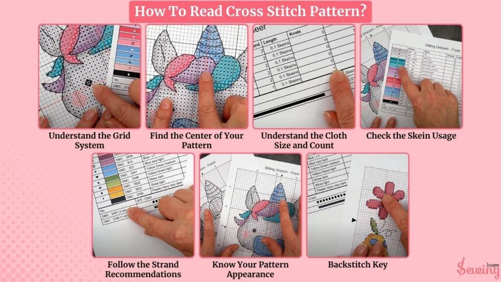 How To Read Cross Stitch Pattern