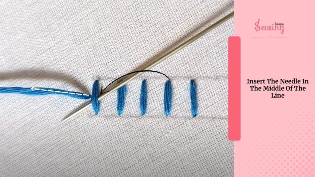 Insert The Needle In The Middle Of The Line