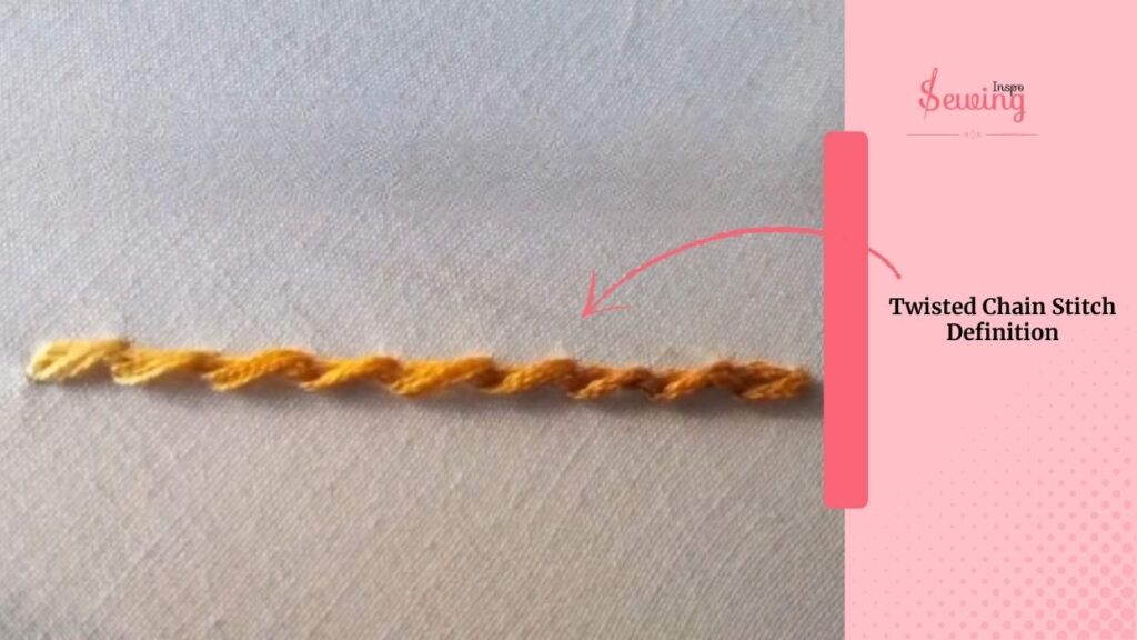 Twisted Chain Stitch Definition
