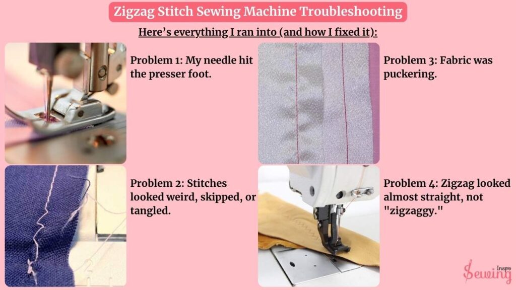 Zigzag Stitch Sewing Machine Troubleshooting