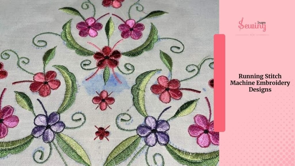Running Stitch Machine Embroidery Designs