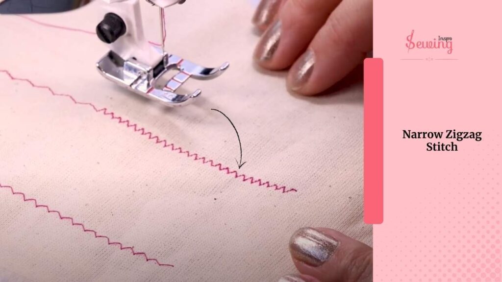 narrow zigzag stitch