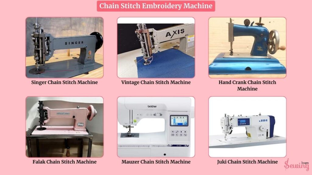 Chain Stitch Embroidery Machine