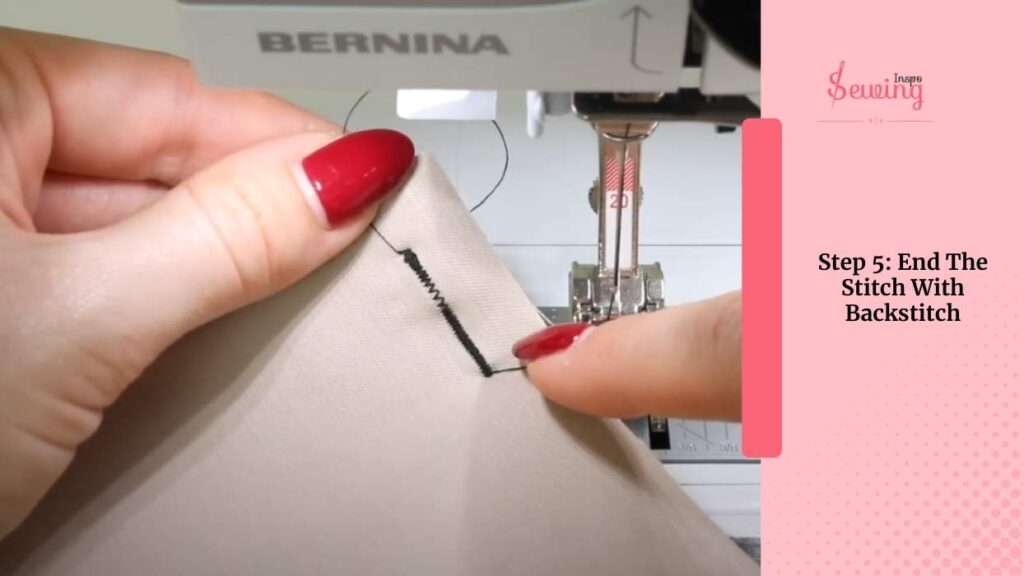 End The Stitch With Backstitch