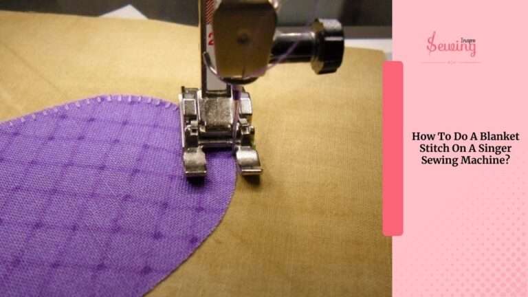 Blanket Stitch On Sewing Machine: Applique Settings