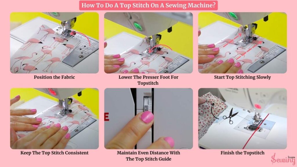 How To Do A Top Stitch On A Sewing Machine