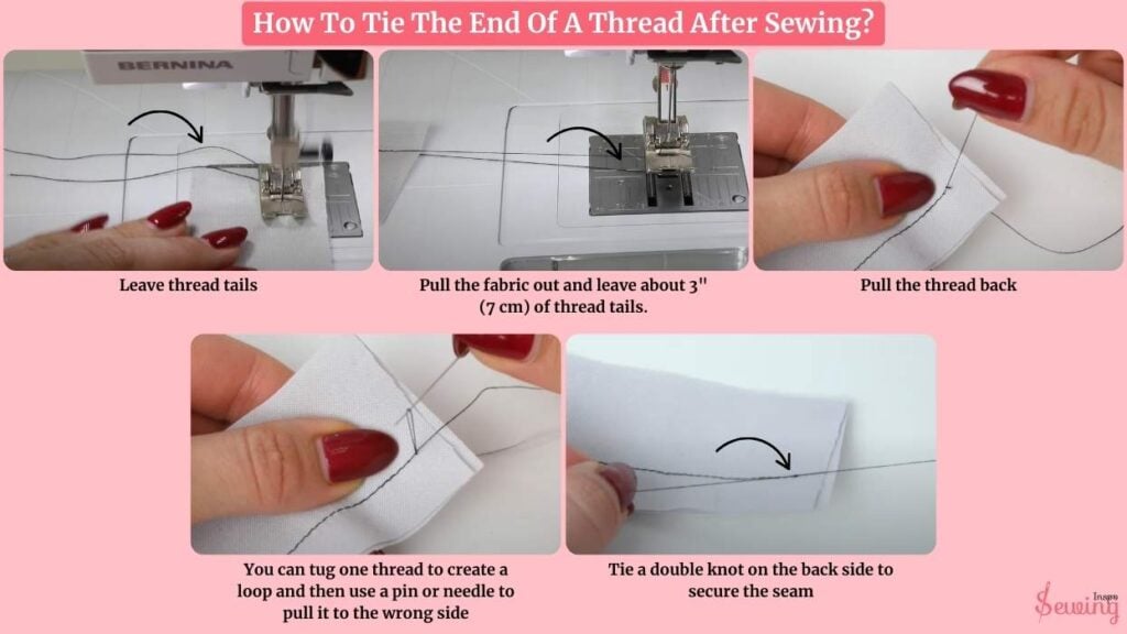 How To Tie The End Of A Thread After Sewing