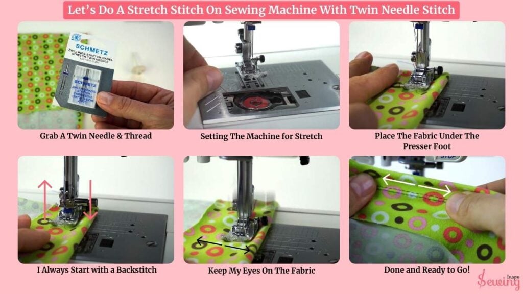Do A Stretch Stitch On Sewing Machine With Twin Needle Stitch