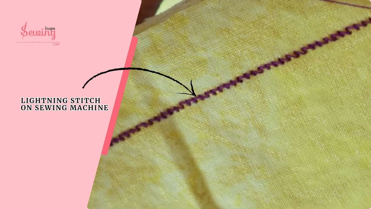 Technique To Do Lightning Stitch On Sewing Machine| Let’s Do Lightning Bolt
