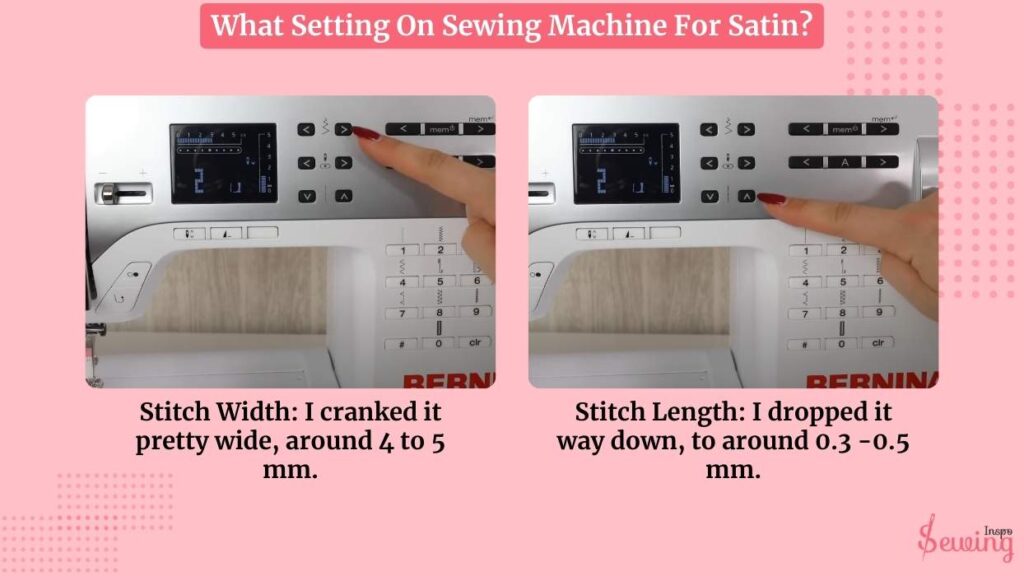 What Setting On Sewing Machine For Satin