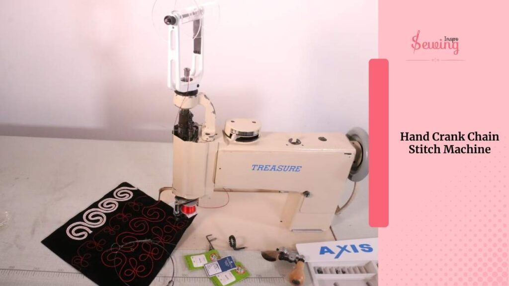 hand crank chain stitch machine