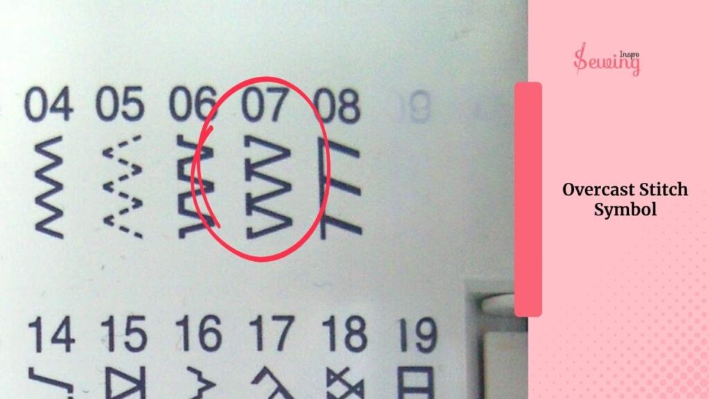 Overcast Stitch Symbol
