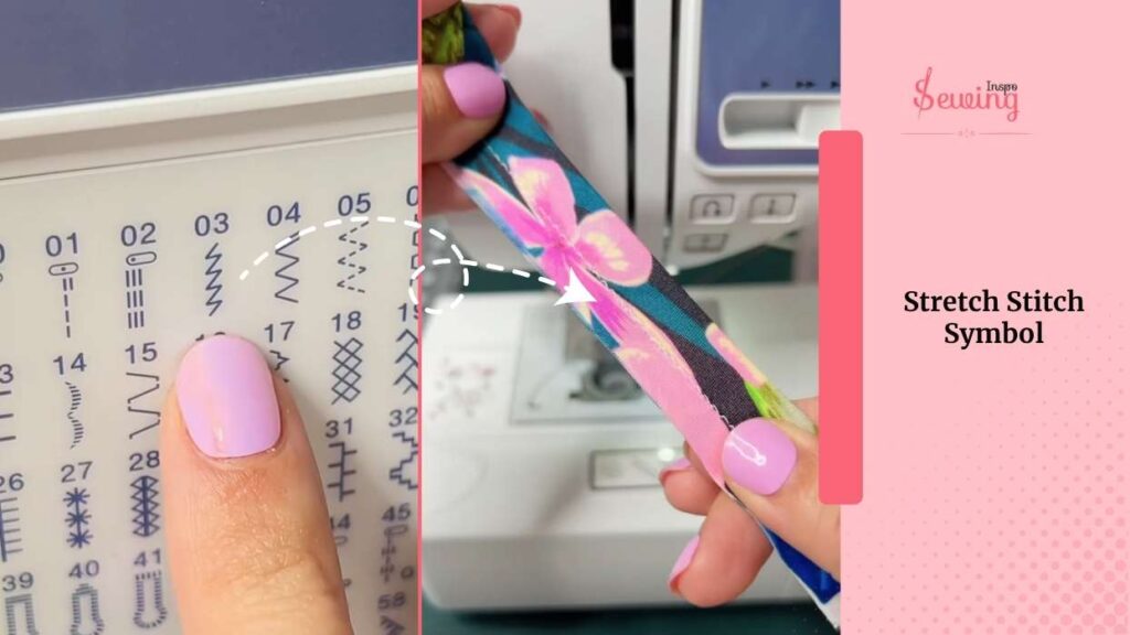 stretch stitch symbol