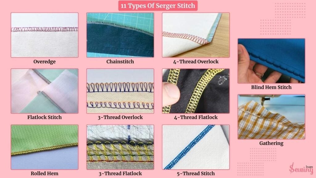11 Types Of Serger Stitch