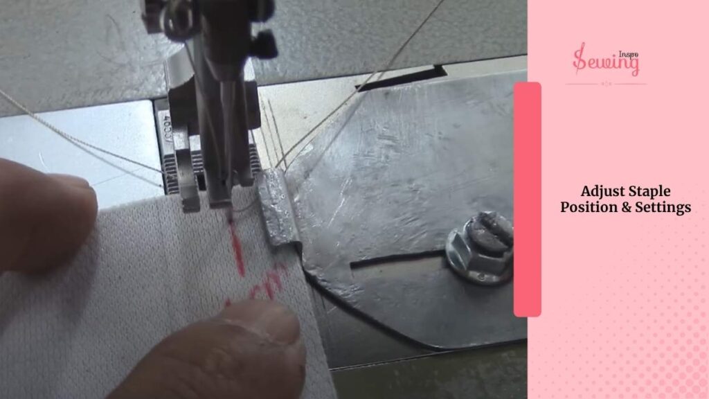 Adjust Staple Position & Settings