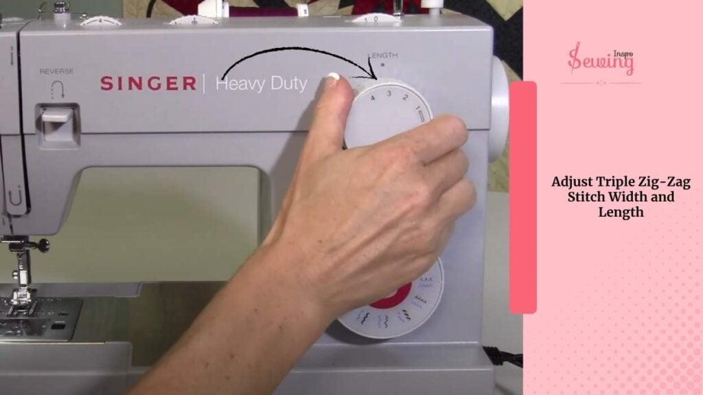 Adjust Triple Zig-Zag Stitch Width and Length