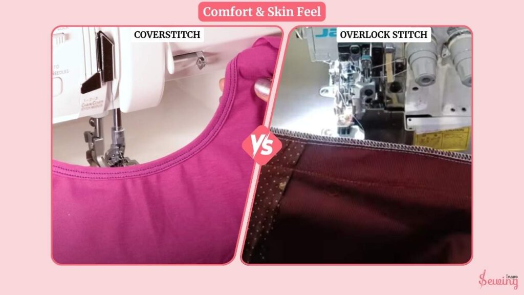 Comfort & Skin Feel Coverstitch Vs Overlock