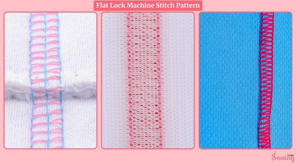 Flat Lock Machine Stitch Pattern