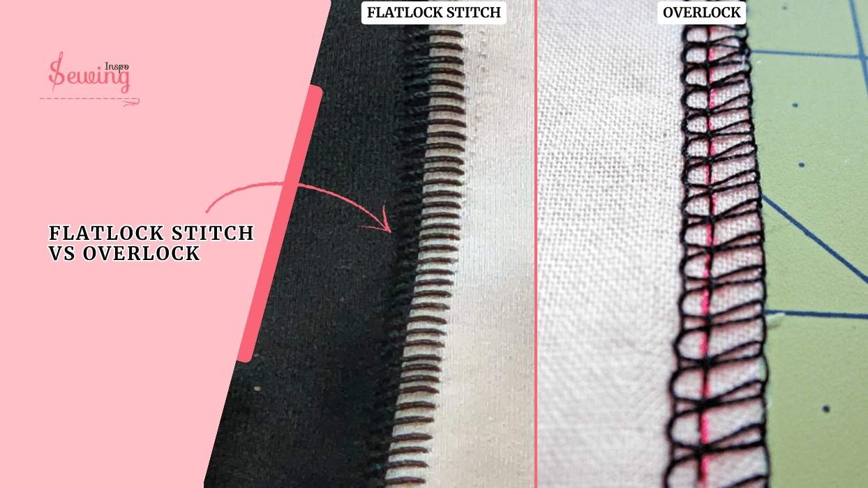 Flatlock Stitch Vs Overlock Sewing Machine| Side By Side Comparison