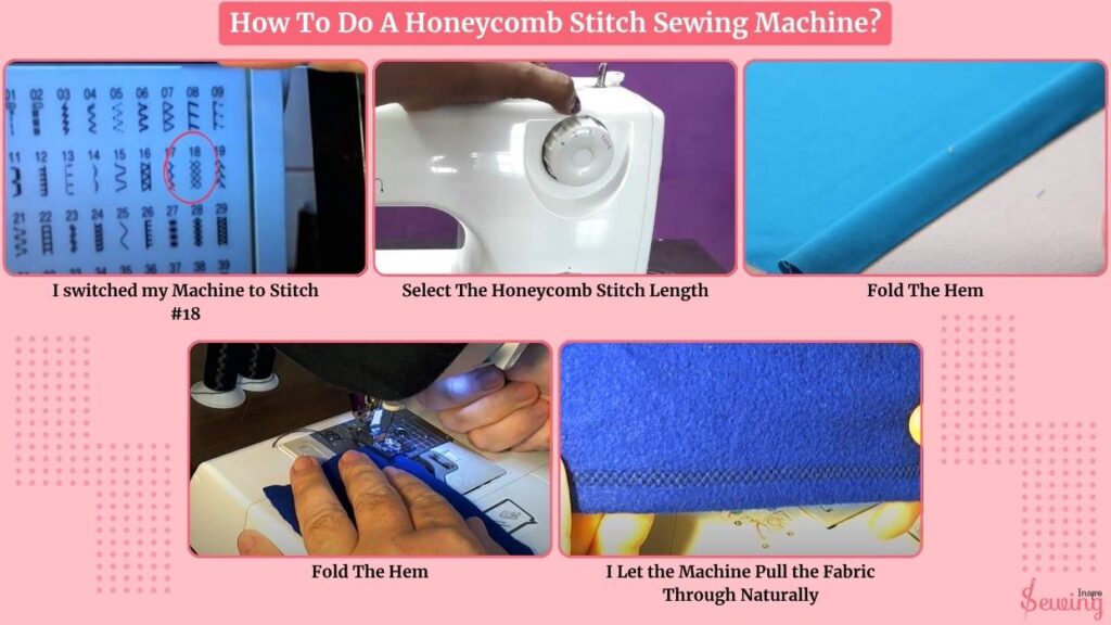 How To Do A Honeycomb Stitch Sewing Machine