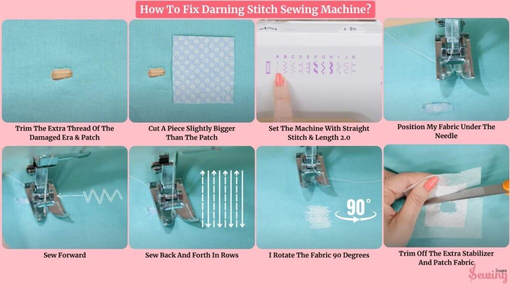 How To Fix Darning Stitch Sewing Machine