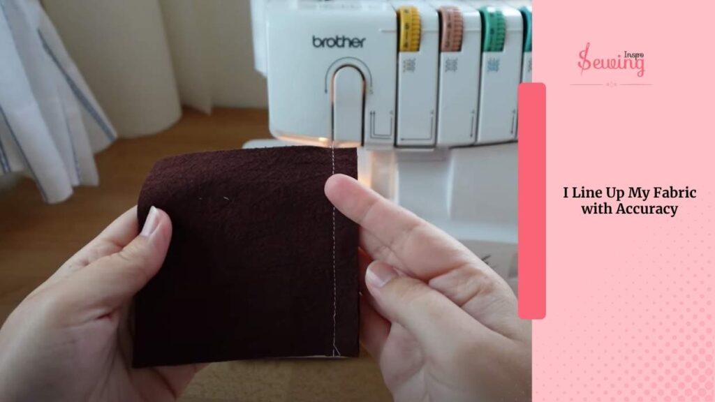 I Line Up My Fabric with Accuracy