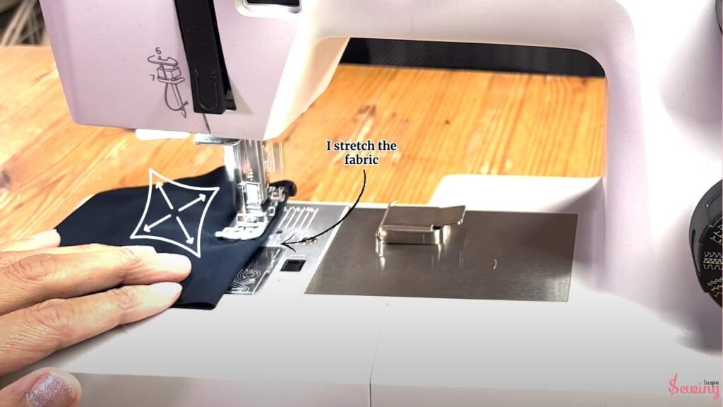 stretch the fabric
