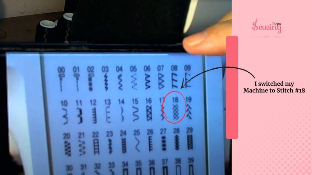 I switched my Machine To Stitch #18