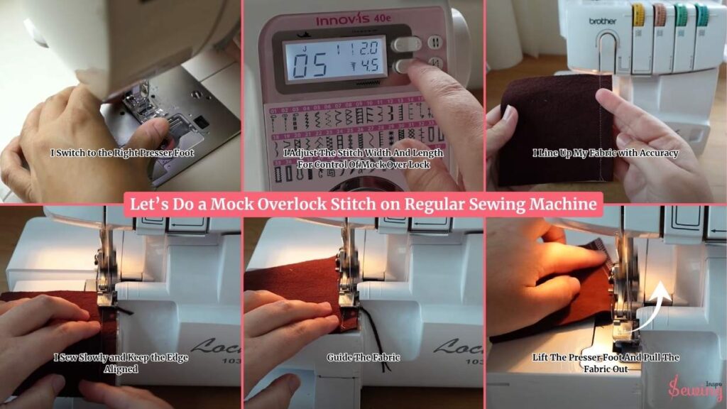 Do A Mock Overlock Stitch On Regular Sewing Machine
