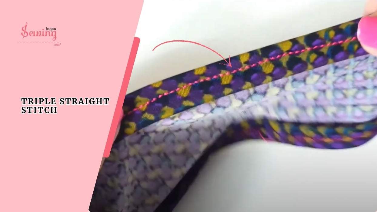 Triple Straight Stitch