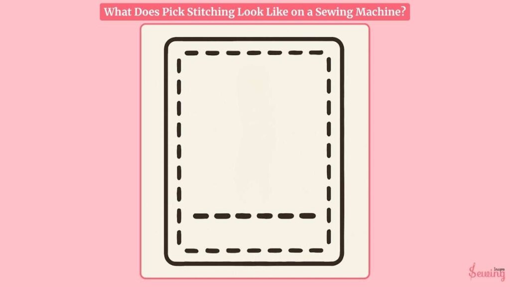 What Does Pick Stitching Look Like On A Sewing Machine