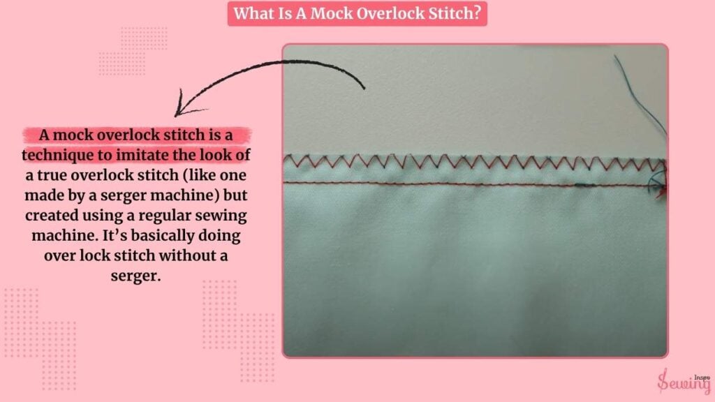 What Is A Mock Overlock Stitch