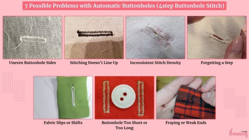 7 Possible Problems With Automatic Buttonholes