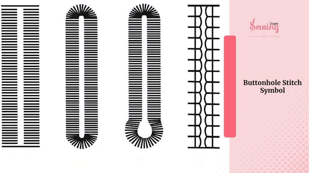 Buttonhole Sewing Machine Symbol