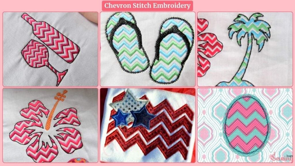 Chevron Stitch Embroidery