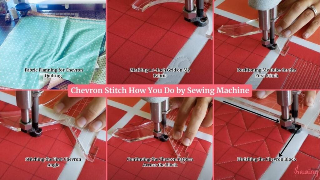 Chevron Stitch How You Do By Sewing Machine