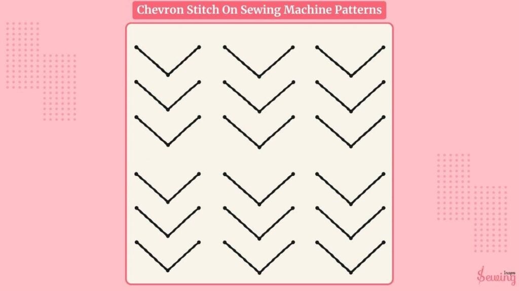 Chevron Stitch On Sewing Machine Patterns