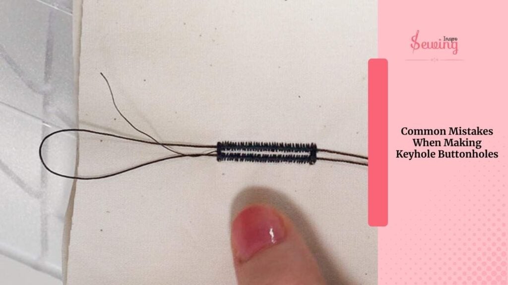 When Making Keyhole Buttonholes Common Mistakes