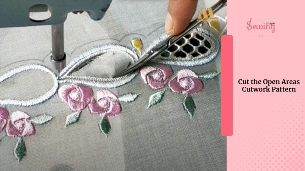 Cut the Open Areas Cutwork Pattern
