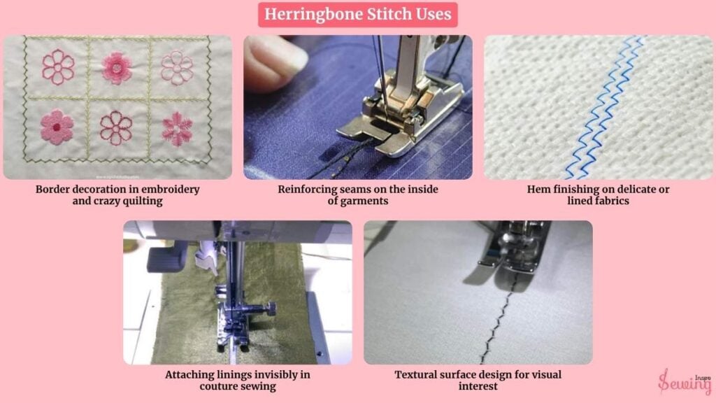 Herringbone Stitch Uses
