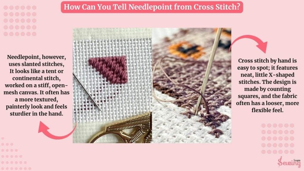 How Can You Tell Needlepoint From Cross Stitch