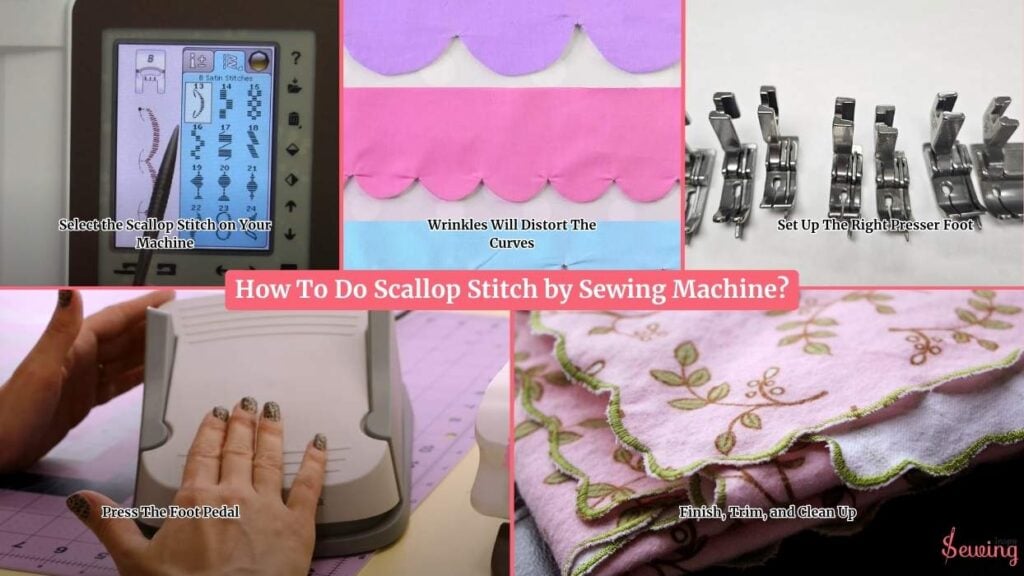 How To Do Scallop Stitch By Sewing Machine