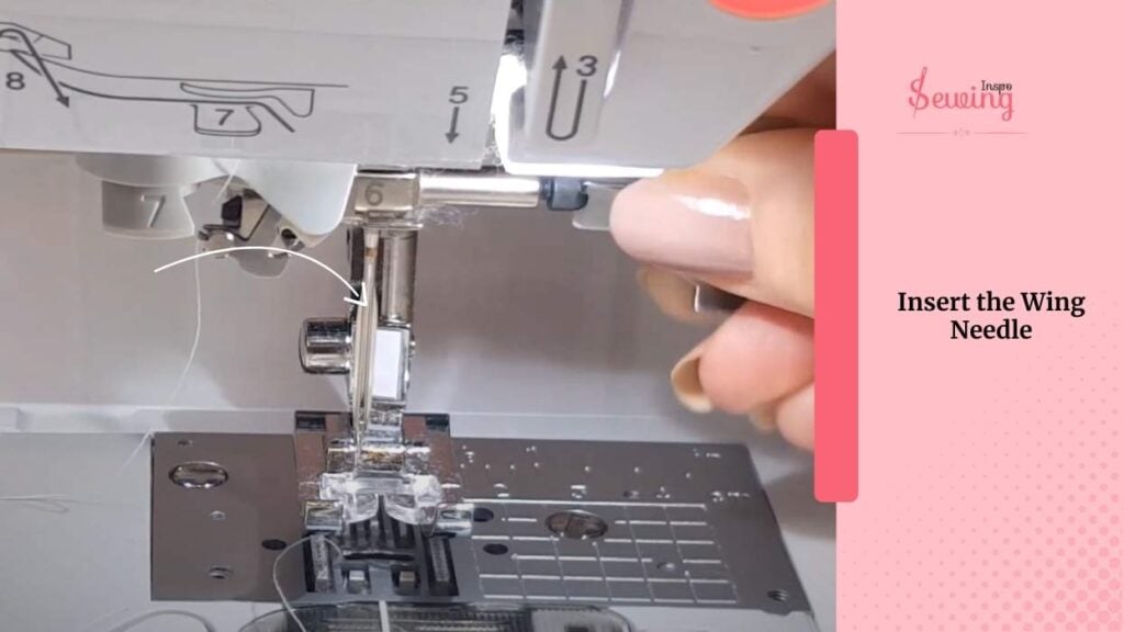 Insert the Wing Needle