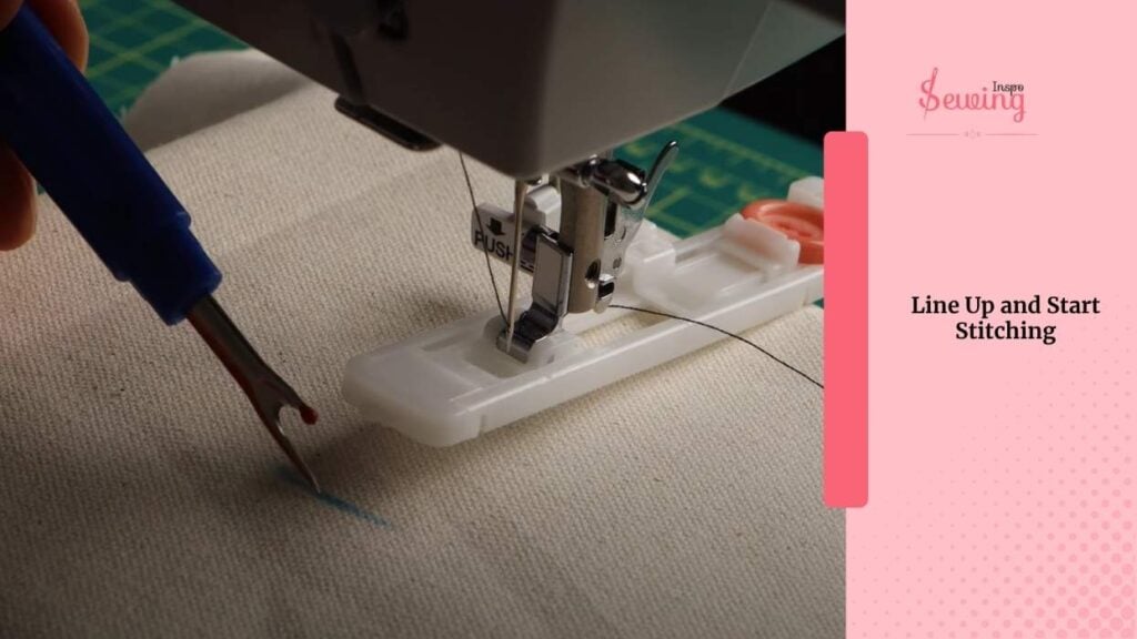Line Up and Start Stitching