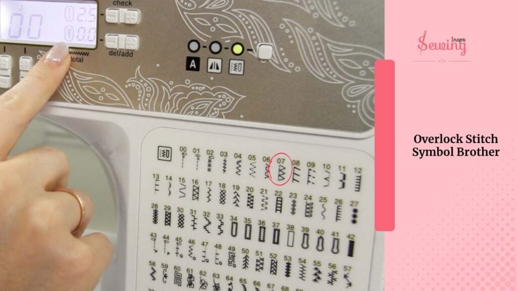 Overlock Stitch Symbol Brother
