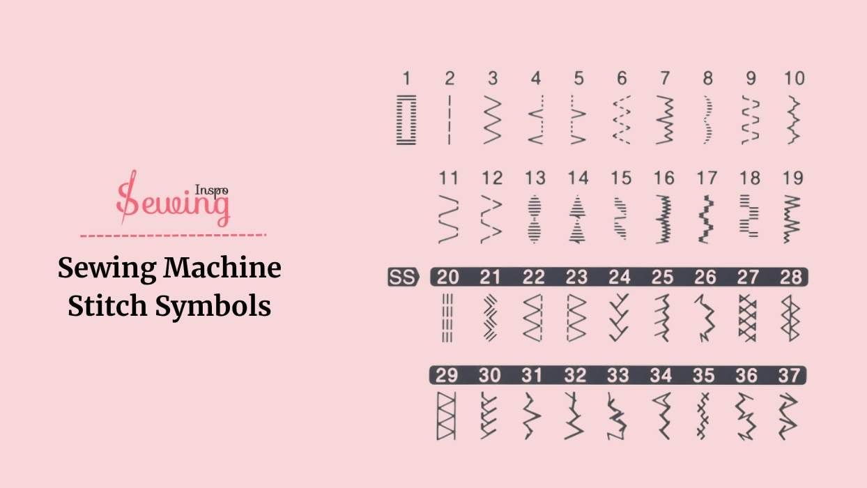 Sewing Machine Stitch Symbols Pdf| Clear Out Symbols Confusion