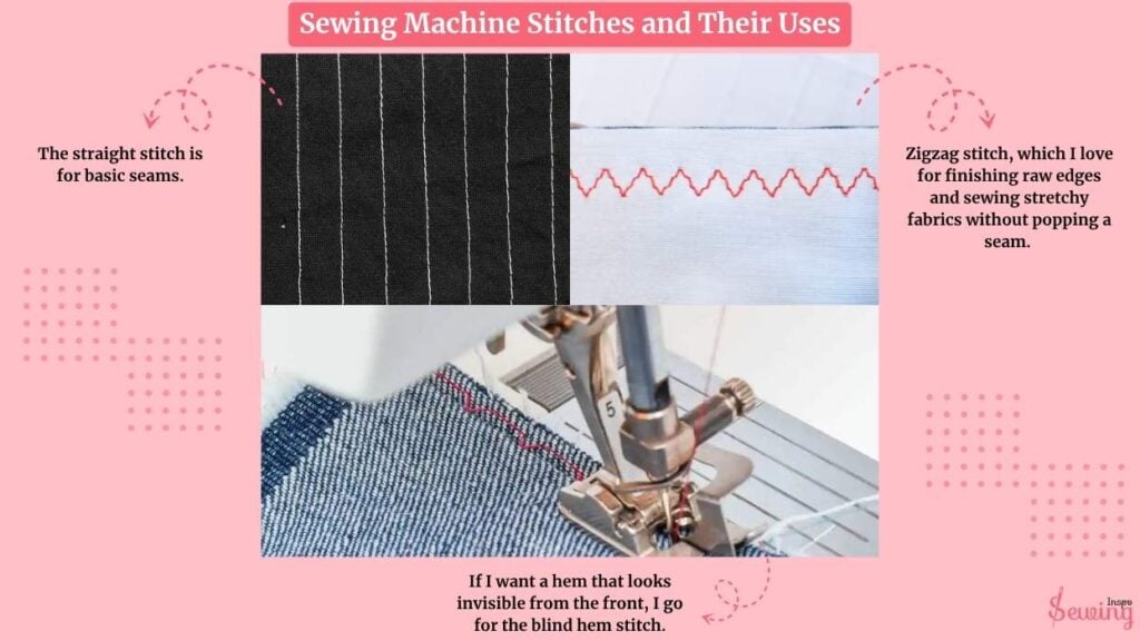 Sewing Machine Stitches And Their Uses