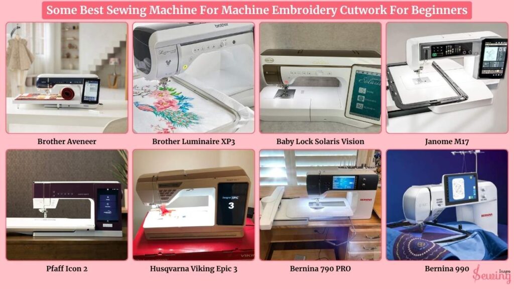 Sewing Machine For Machine Embroidery Cutwork